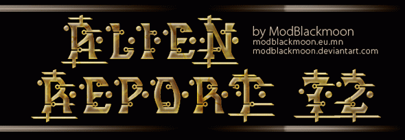 MB-AlienReport72 Futuristic Alien Font