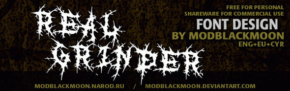 Death metal font download