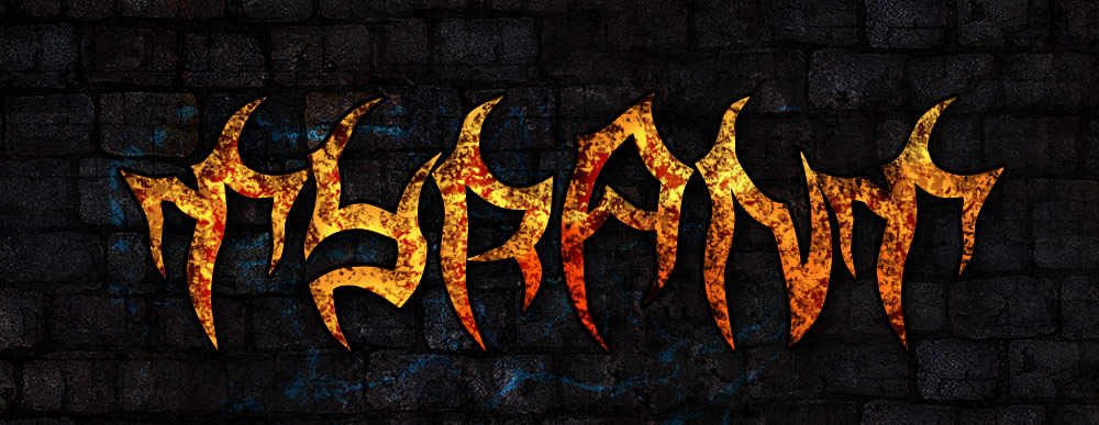 Tyrant готичный демонический шрифт в стиле логотипа Heavy Metal группы