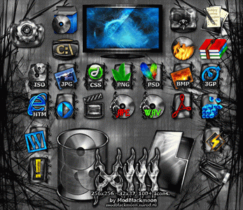 MB XIII IconPackager Gothic Icons