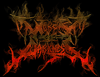 Дизайн Лого Black Metal Группы с адским демоническим огнем - Words of Darkness