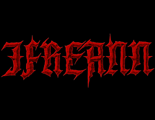 Bloody Red Stone Effect Death Metal Logo Design - Ifreann