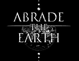 Futuristic, Minimalistic Metal Logo Design with Cosmos Art - Abrade The Earth