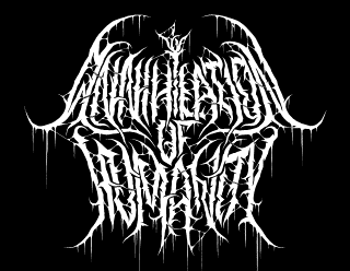 Brutal Death Metal Logo Design - Annihilation of Humanity