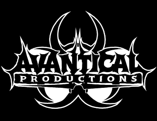 Metal Music Label Logo Graphics Design with Biohazard Symbol