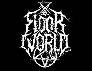 Floor World - Brand Logo Design Black Metal Style