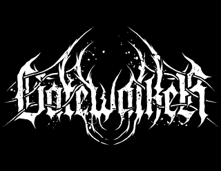 Gatewalker - Black Metal Band Logo Design with Dark Ancient Gates