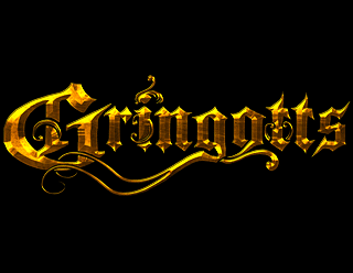 Power Metal Band Logo Ornate Golden Design - Gringotts