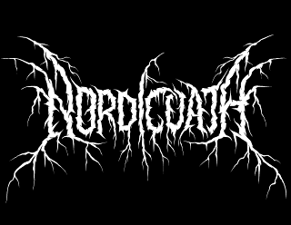 Nordic Oath - Black Metal Band Logo Design with Roots and Branches
