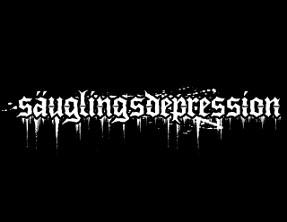Sauglingsdepression - German Depressive Black Metal Band Logo Design