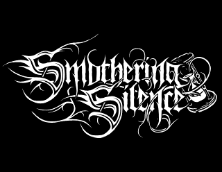 Elegant Dark Gothic Metal Band Logo Design with Ornaments and Hourglass Art - Smothering Silence