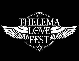 Dark Gothic Metal Band Logo Graphic Design - Thelema Love Fest
