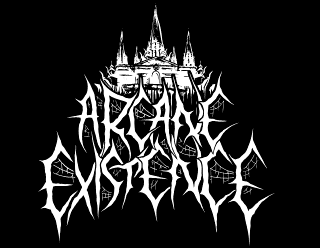Arcane Existence - Black Metal Band Logo Design with Dark Fortress