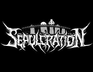 Death Metal Graphic Design with Graveryard Tombstone Illustration