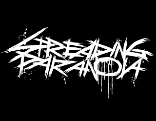Deathcore Metal Band Logo Graphic Design - Spreading Paranoia