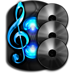 Audio CD Collection, Digital, Royalty-Free Icon