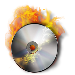 CD Compact Disc in Flames, DVD-R Burn, Free Transparent Stock Image for Designers