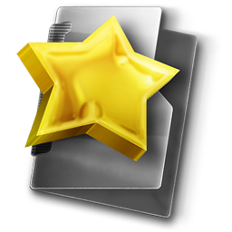 Favourites Folder Directory Freeware 3D Stock Icon for Design and Interface