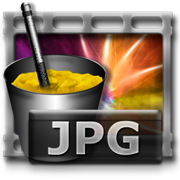 JPG File, Image, Brush and Cup, Freeware Icon for Web-Design for Commercial Use 256px