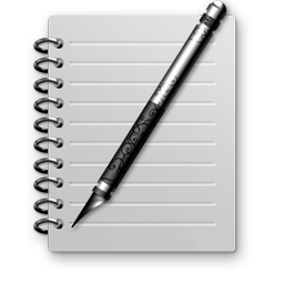 Notepad, Text, Notes Stock Icon Image with Transparent Background