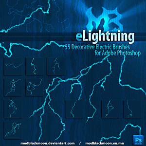 MB eLightning Electric Brushes for Photoshop