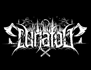 Lunafog Black Metal Band Logo Design with Wolves and Forest